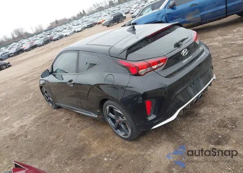 2020 Hyundai Veloster Turbo из США, поврежденный, VIN KMHTH6AB8LU023902
